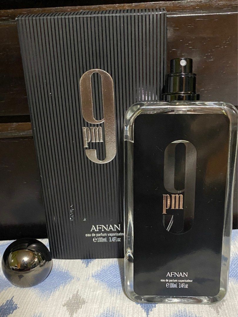  Afnan 9 PM for Men Eau de Parfum Spray, 3.4 Ounce : Beauty &  Personal Care