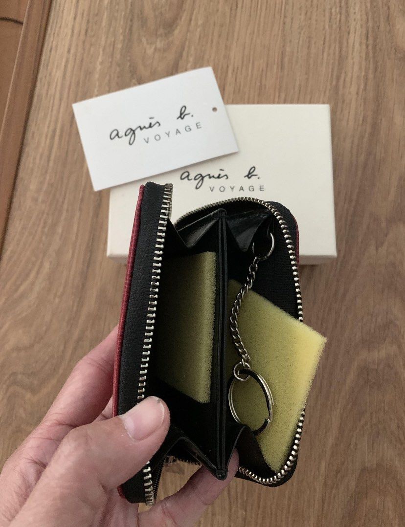 Agnes B voyage key holder small wallet