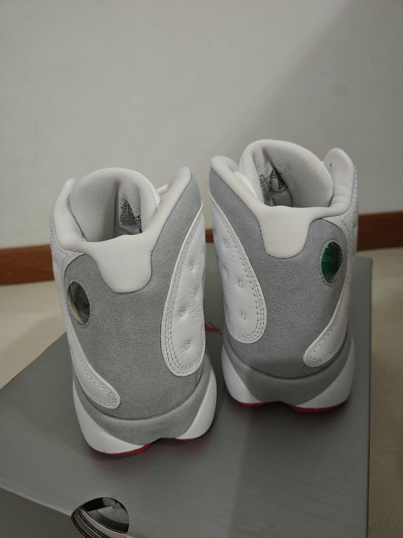 White gray sales jordan 13