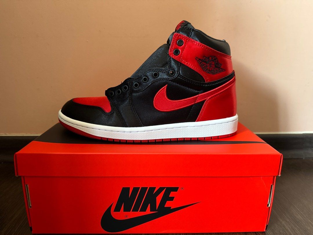 Air jordan 1 outlet bred toe satin