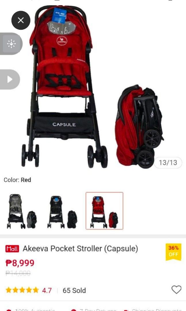 AKEEVA POCKET STROLLER