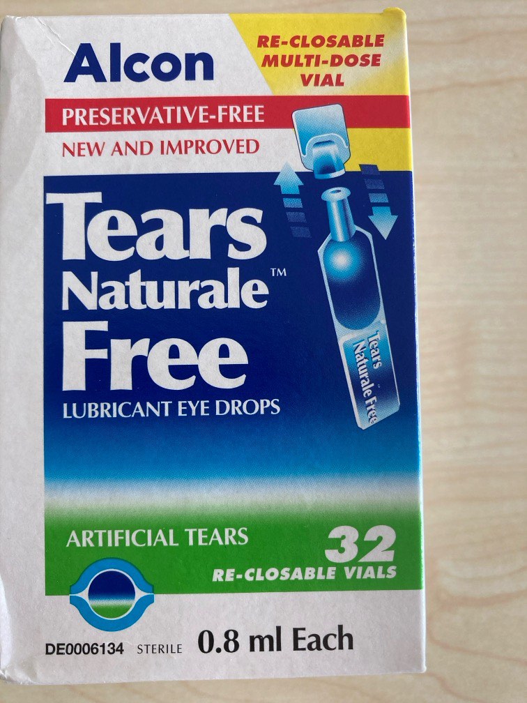 Alcon Tears Naturale Free Eye Drops, Health & Nutrition, Health