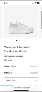 Alexander mcqueen size 15 sale