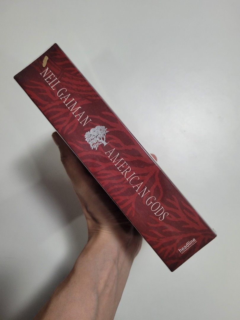 American Gods - Neil Gaiman (Category: Storybooks) located in Quezon City. Submitted by jiggerp (Listing ID 1275035773, Image 2). Description: Details: - Read once - Plastic covered - Some yellowing on the pages due to age - No creases - No damage - RFS: Making space Meetups in Project 8, SM North or Trinoma area. Pickup, lalamove or grab also available. Cost to be shouldered by buyer..