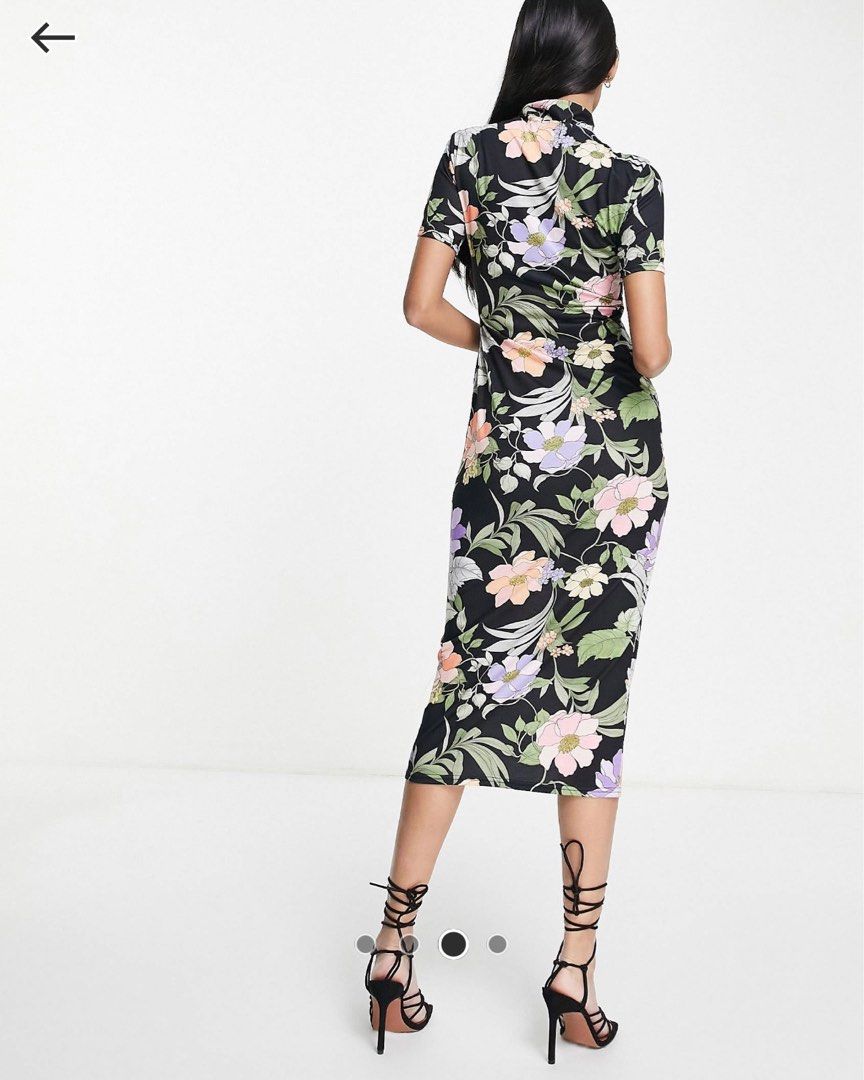 ASOS Cheongsam Floral Dress