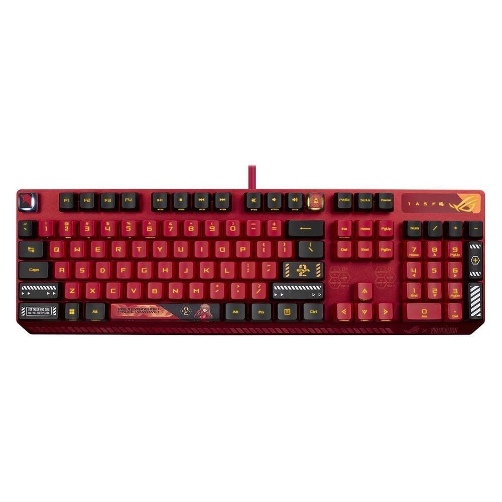 ASUS ROG STRIX SCOPE RX OPTICAL MECHANICAL GAMING KEYBOARD (EVA-02 EDITION) (Category: Computer Keyboard) located in San Juan City. Submitted by blueswitchpc (Listing ID 1274973016, Image 2). Description: NEW STOCKS AVAILABLE📣📣 ASUS ROG STRIX SCOPE RX OPTICAL MECHANICAL GAMING KEYBOARD (EVA-02 EDITION). ROG Strix Scope RX EVA-02 Edition optical RGB gaming keyboard for FPS gamers, with EVA-inspired design, ROG RX optical mechanical switches, all