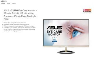 ASUS VZ239H 23.9" IPS Full HD Monitor