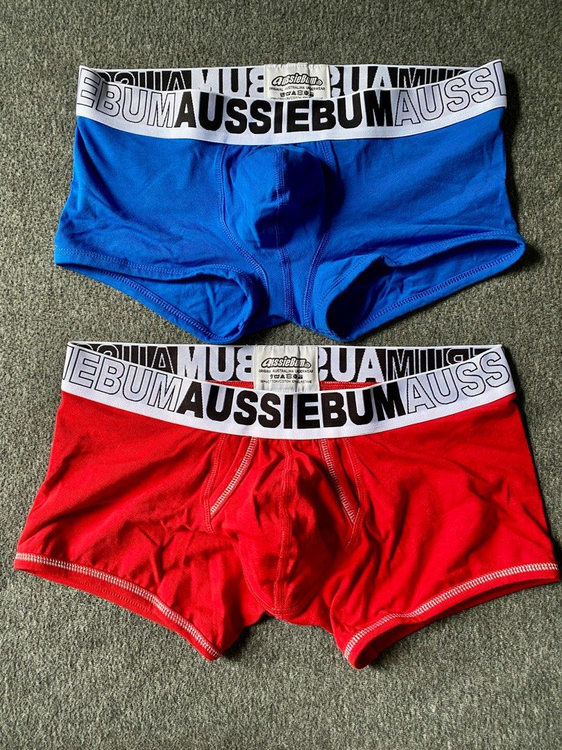 AUSSIEBUM 2 Pieces Low Cut Square Trunks (Original, NIB), Men's Fashion,  Bottoms, New Underwear on Carousell