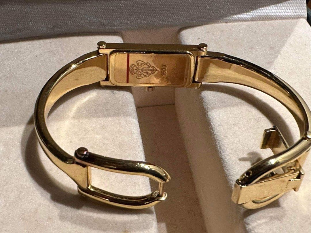 Authentic gucci gold bangle for ladies, Women's Fashion, Watches ...