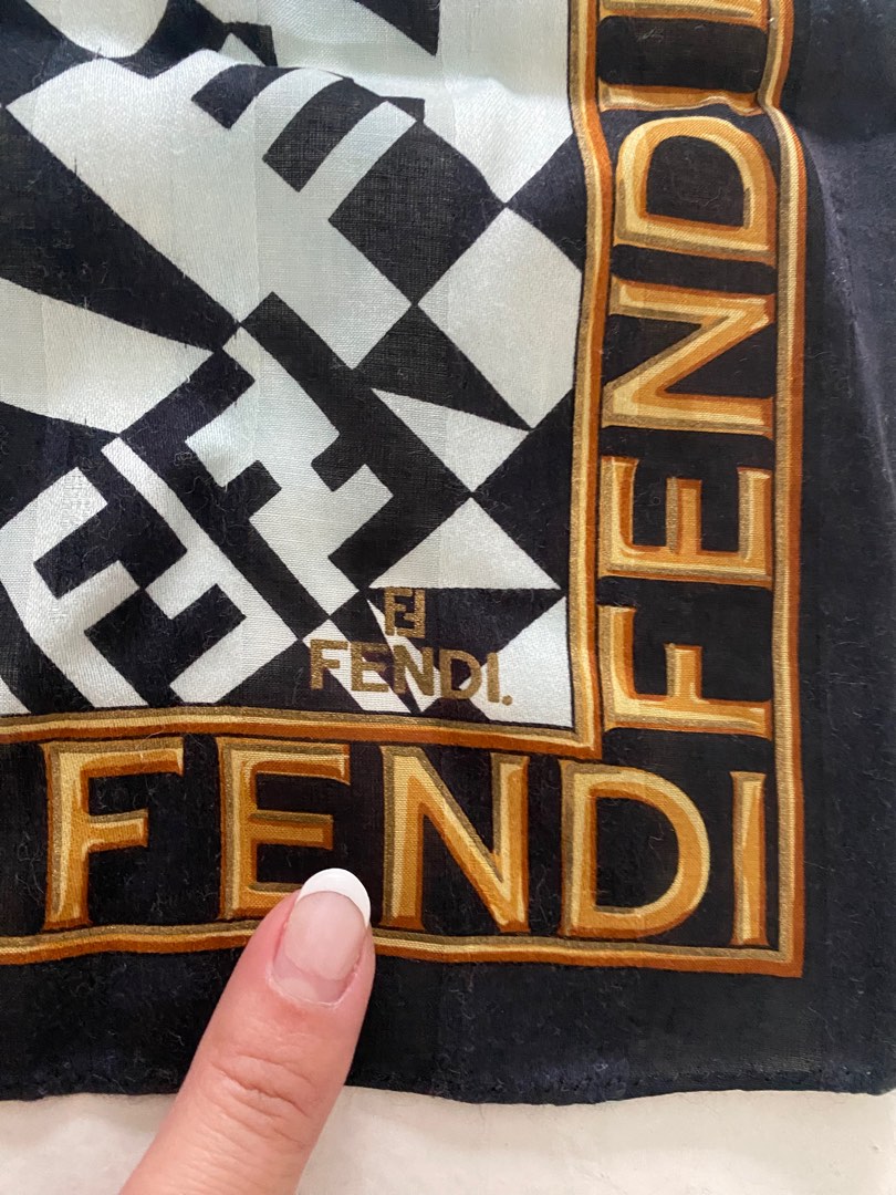 Vintage fendi scarf deals