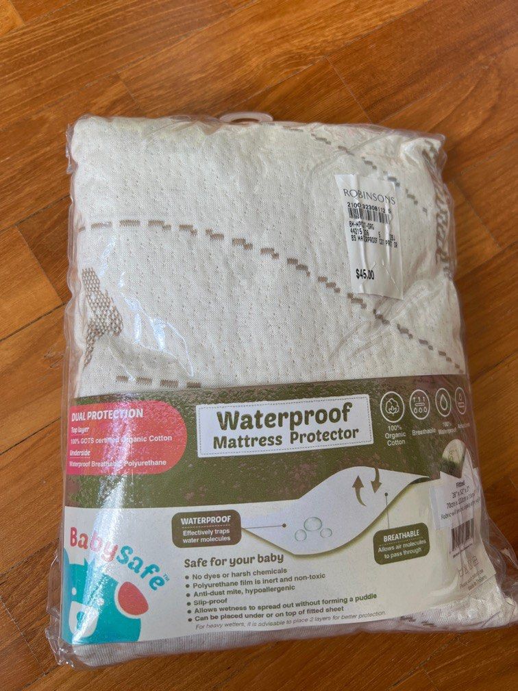 Babysafe waterproof mattress shop protector