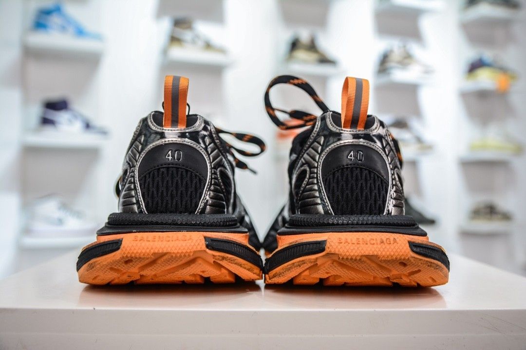 Balenciaga triple s mens orange sales