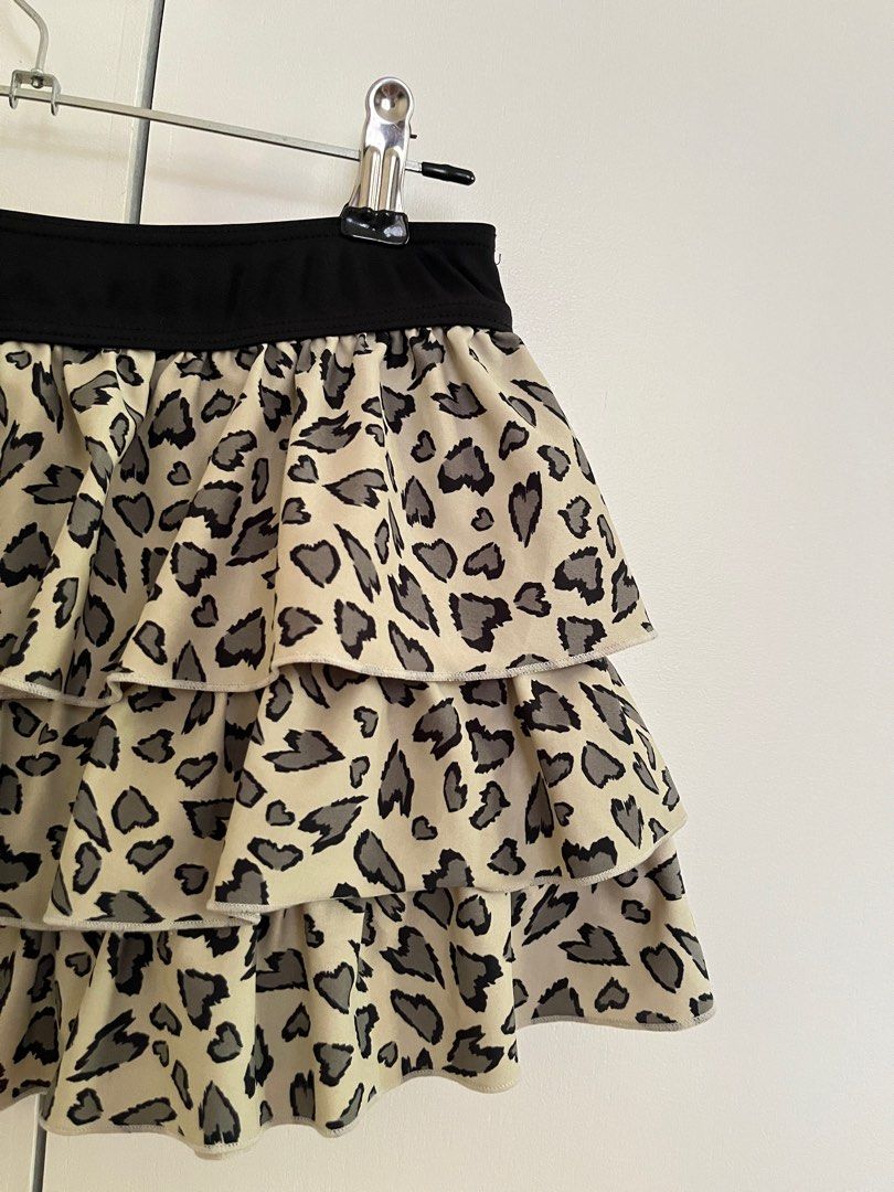Vintage Y2K Bratz Camo Mini Skirt with Buckle Detail (XS