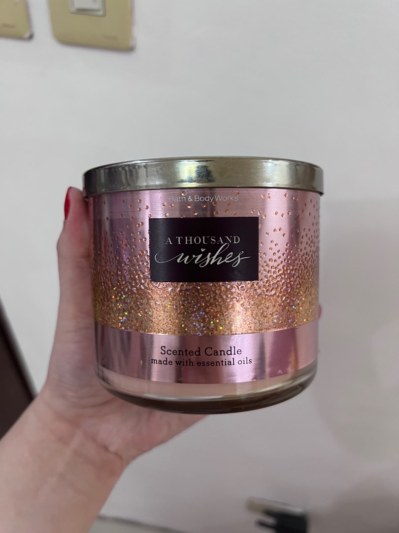 Bath and Body Works A Thousand Wishes Candle, Beauty & Personal Care
