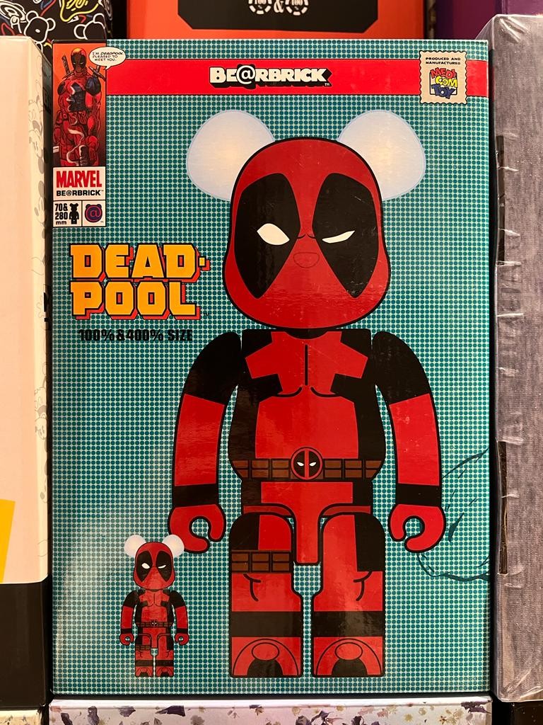 BE@RBRICK DEADPOOL 100％ u0026 400％ × 1-