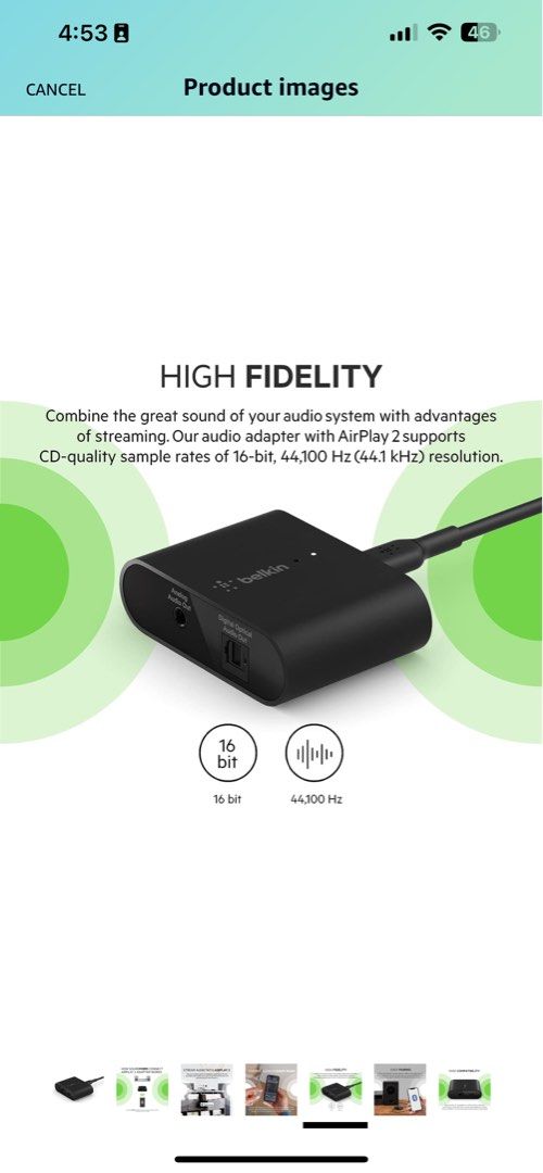 Belkin SoundForm Connect AirPlay 2, Audio, Portable Audio