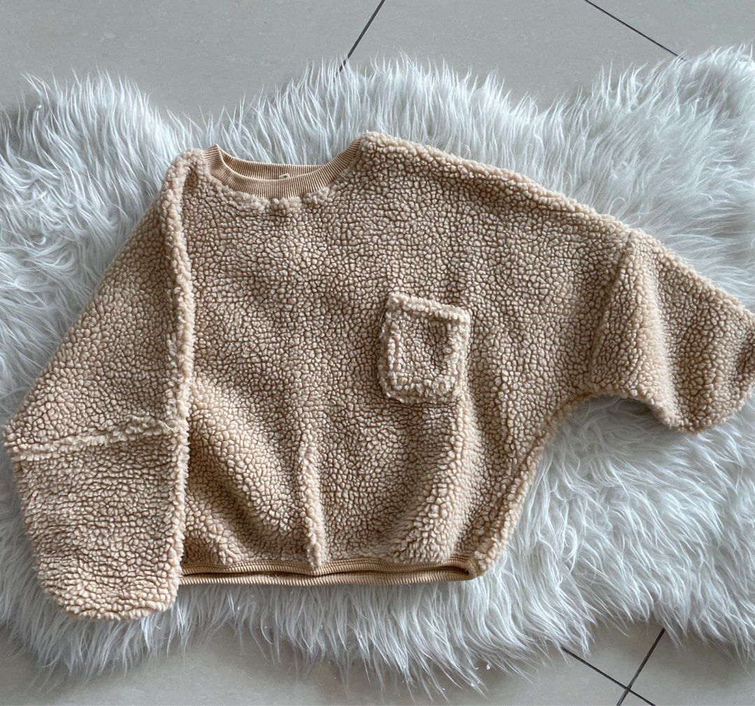Berber Fleece Sweatshirt, Babies & Kids, Babies & Kids Fashion on