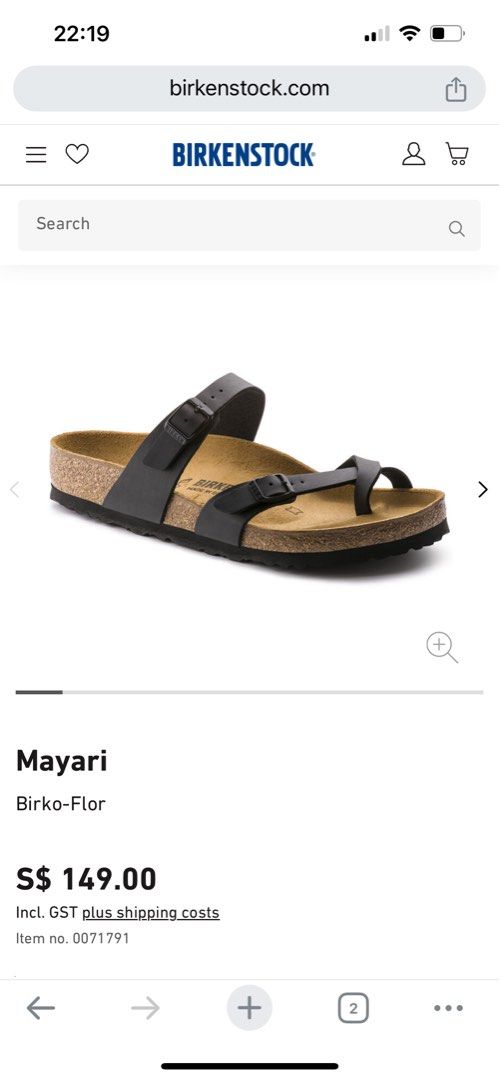 Mayari top birkenstock 38