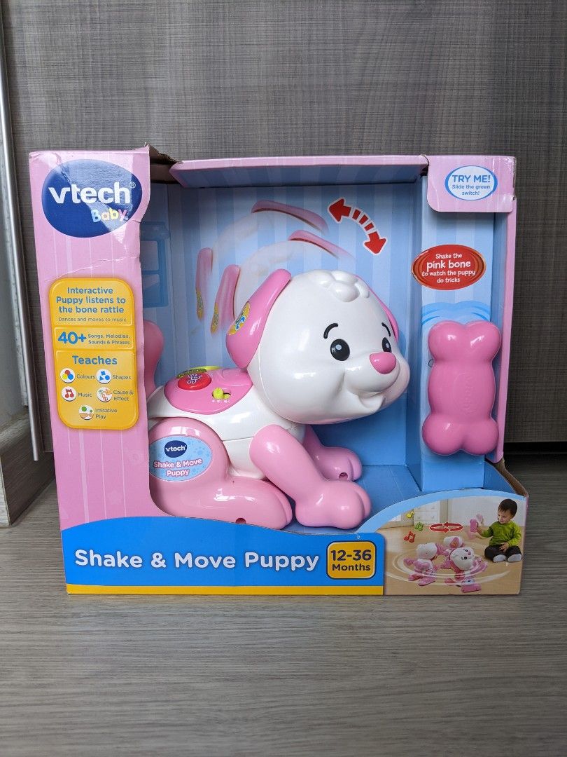 Vtech shake and new arrivals move puppy pink