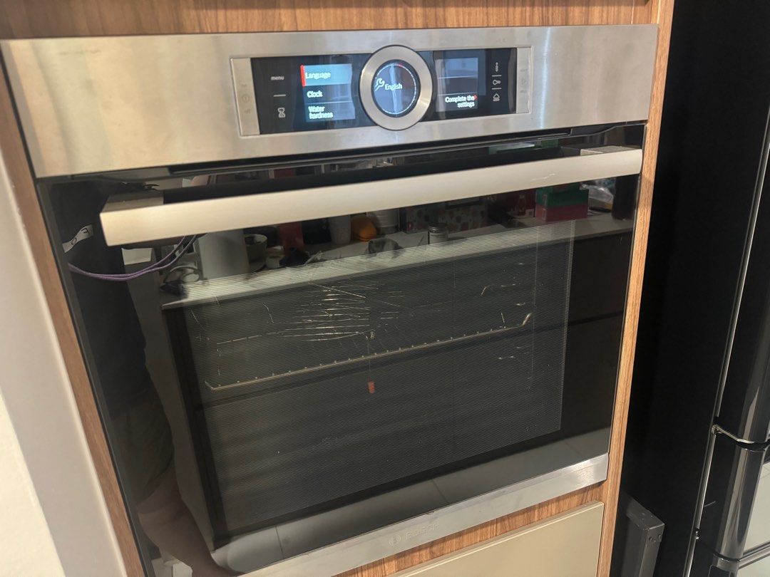 Bosch series 8 steam combi oven (see description, make in Germany), TV