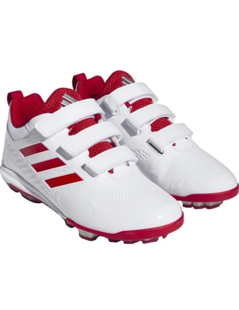 Red spike outlet adidas cleats
