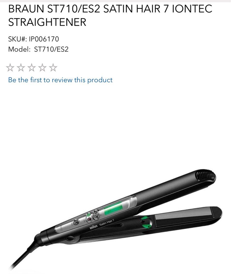 Braun top st710 review