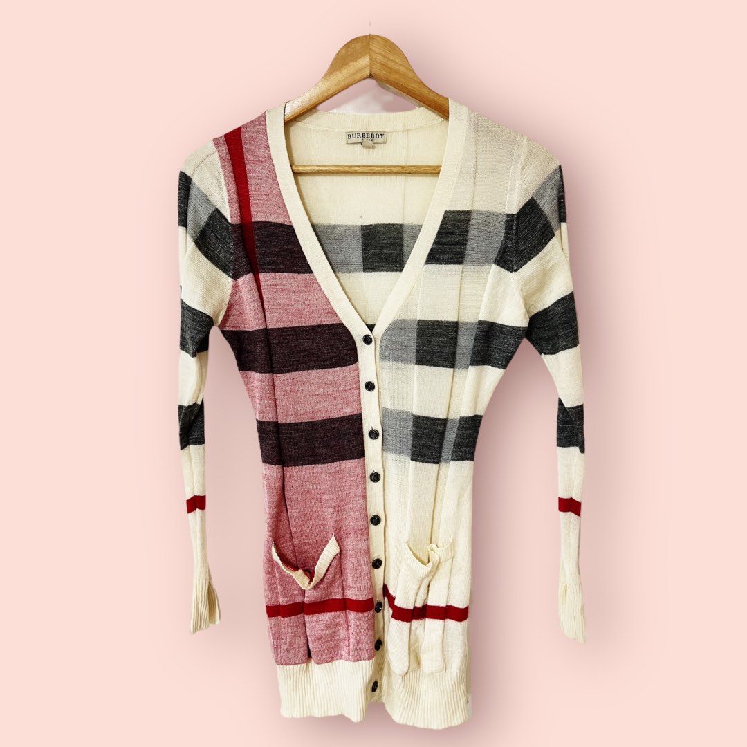 Burberry cardigan sweater hotsell