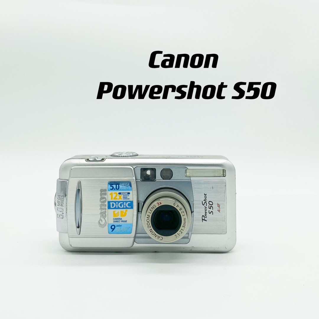 Canon Powershot S50 佳能復古ccd相機y2k vintage 禮物, 興趣及遊戲