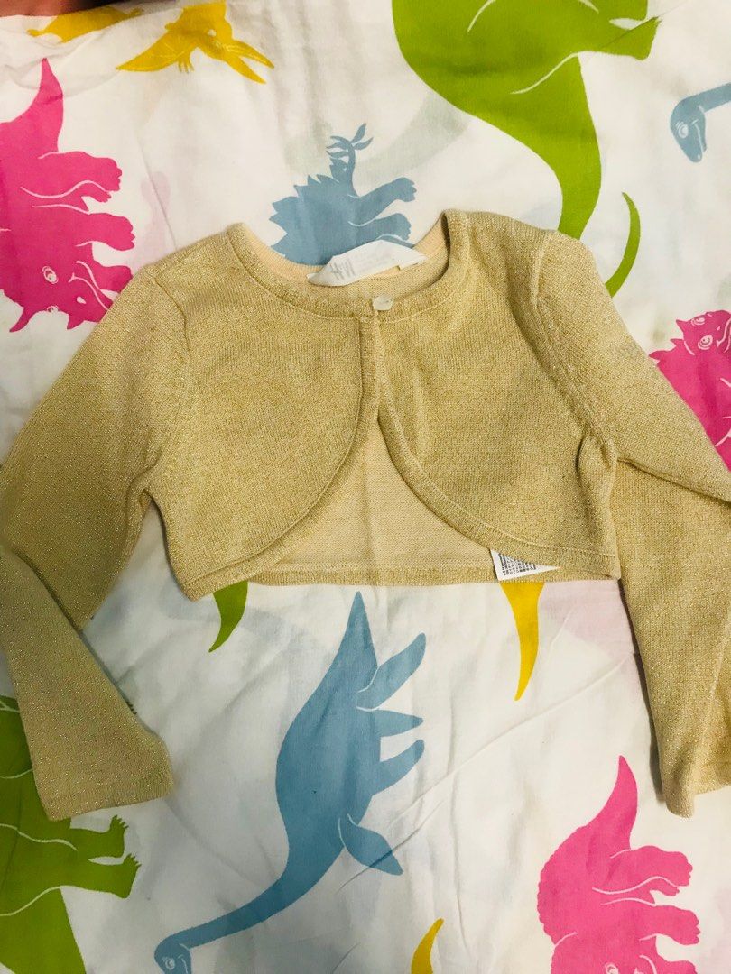 Gold kids cardigan 2025