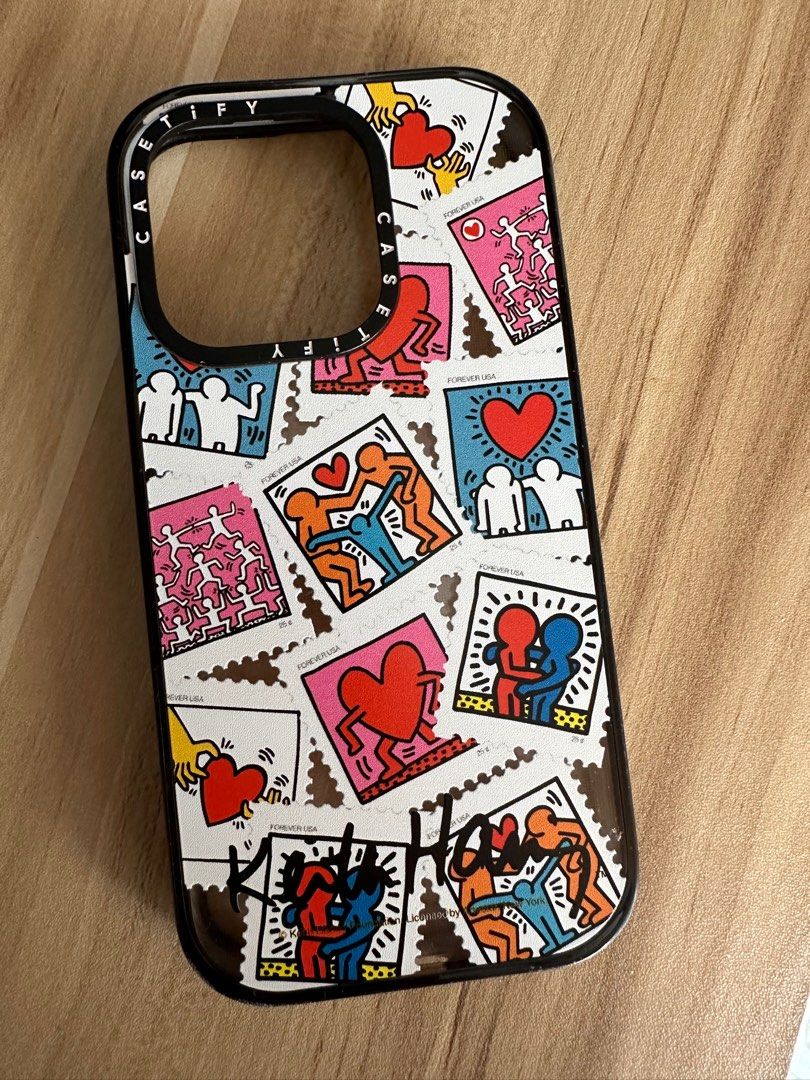 Casetify Keith Haring iPhone 14 pro, 手提電話, 電話及其他裝置配件, 手機套及手機殻 Carousell