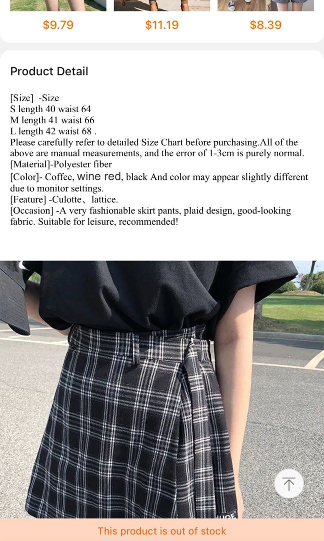 Plaid mini deals skirt brandy melville