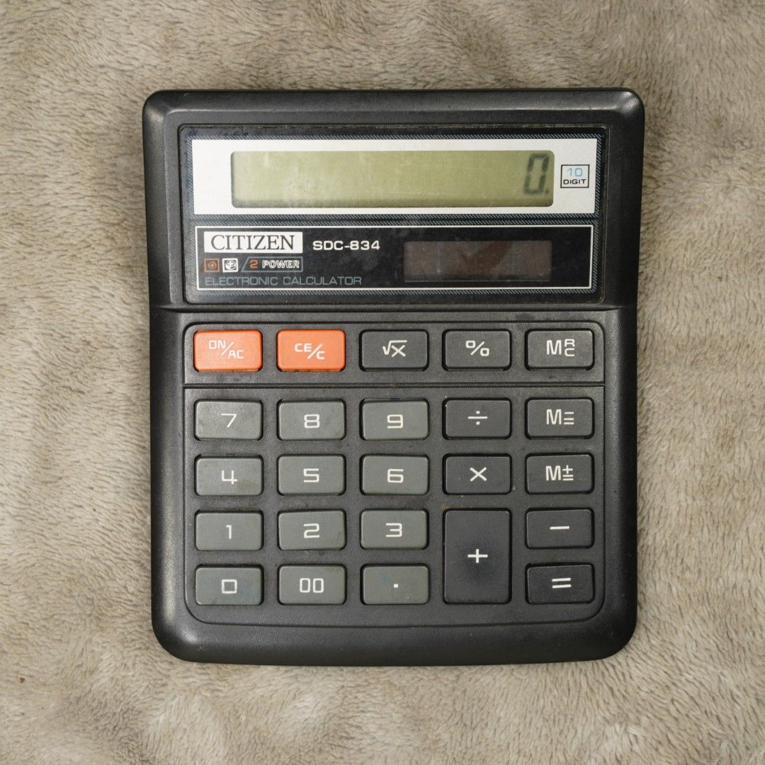 Citizen SDC-834 Calculator, Computers & Tech, Office & Business ...
