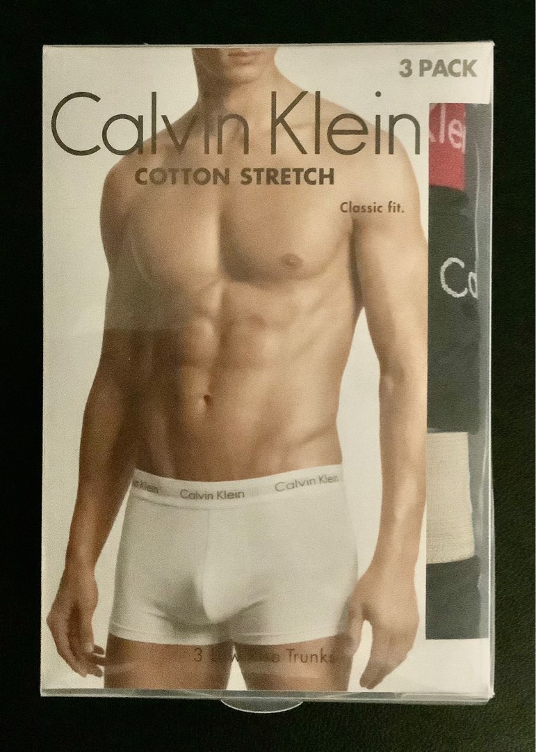 CK cotton stretch Classic fit trunks Men s Fashion Bottoms New