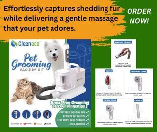 Cleeneco Pet Grooming Vacuum Kita
