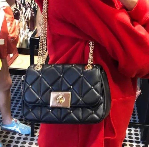 Cassidy crossbody with studded diamond quilting hotsell