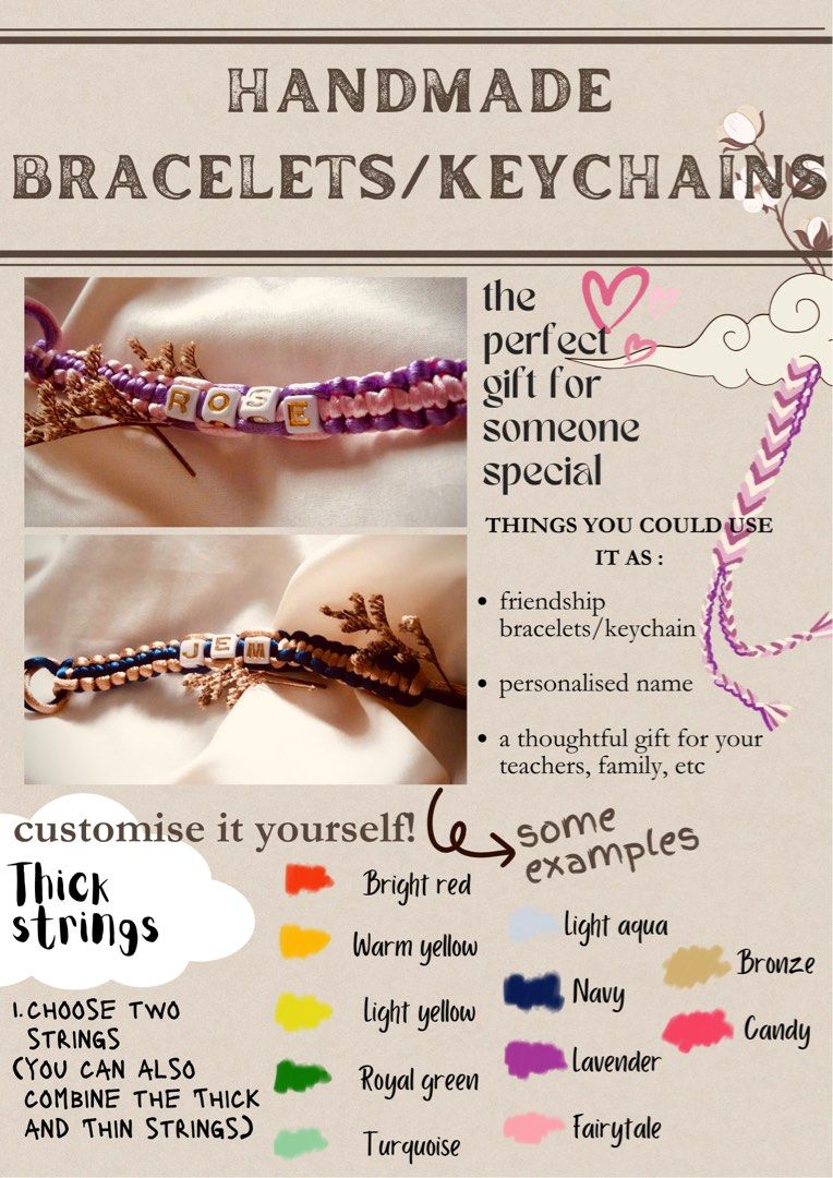 Customised online friendship bands
