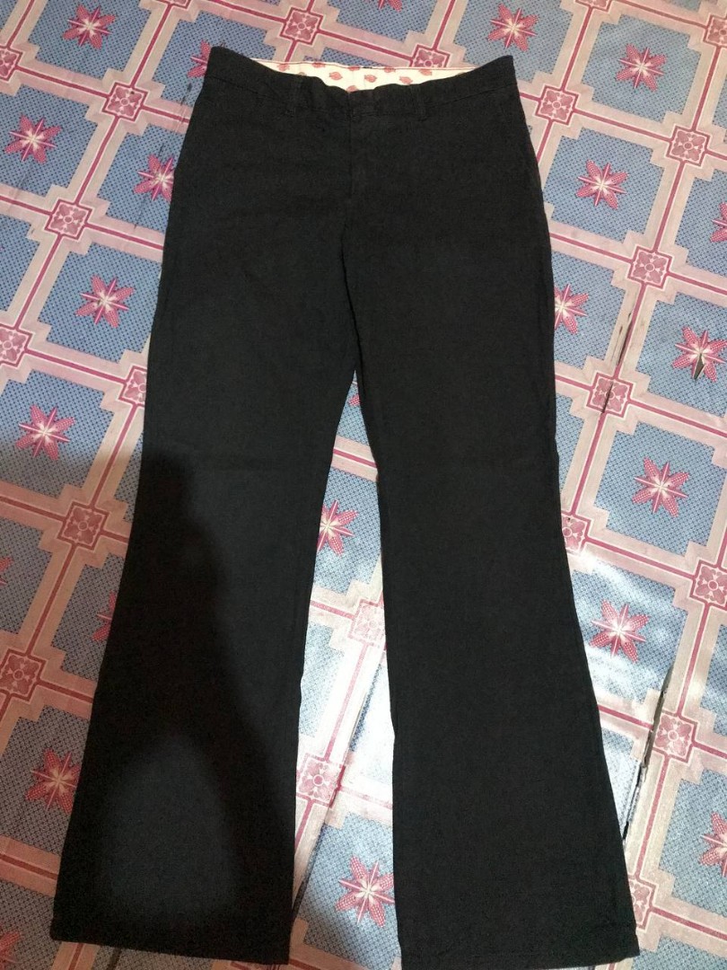 Rare! Black Dickies Wide Leg Pants, Women's Fashion, Bottoms, Other Bottoms  on Carousell