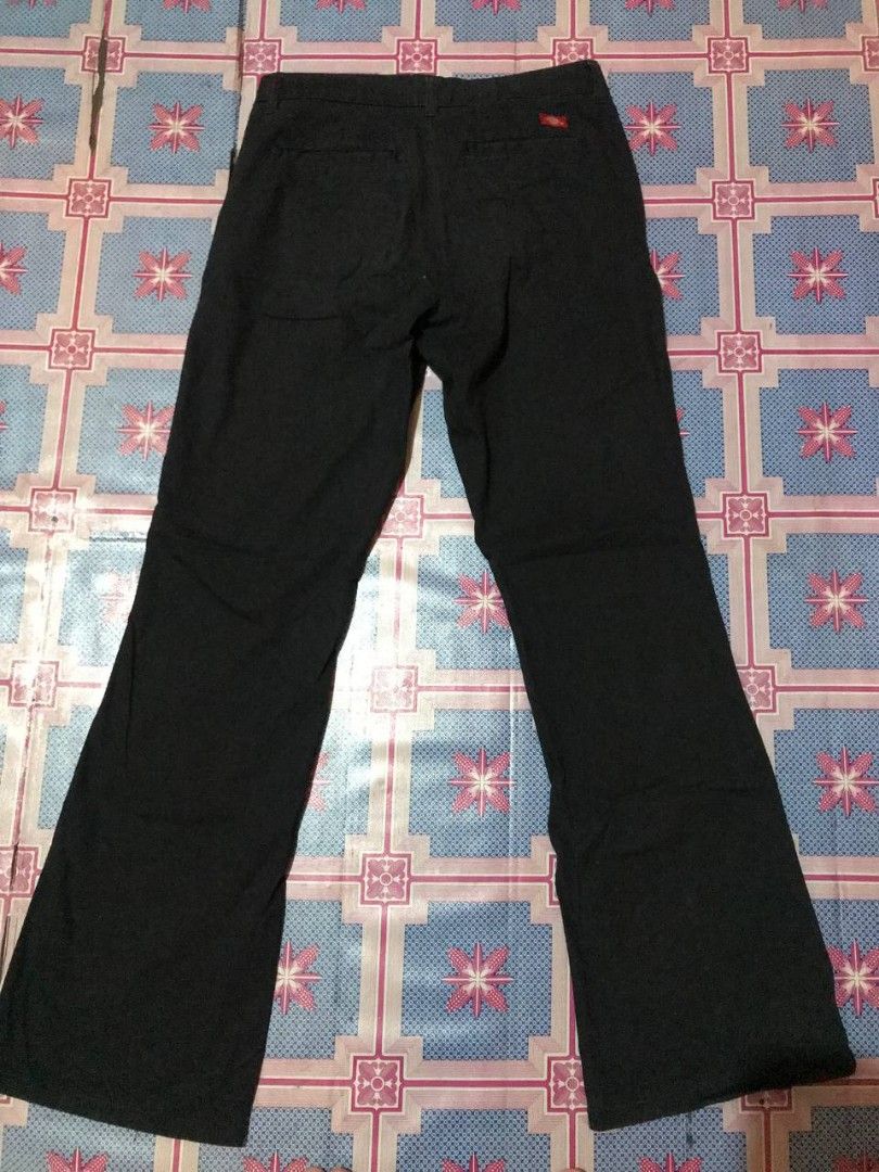 Rare! Black Dickies Wide Leg Pants, Women's Fashion, Bottoms, Other Bottoms  on Carousell