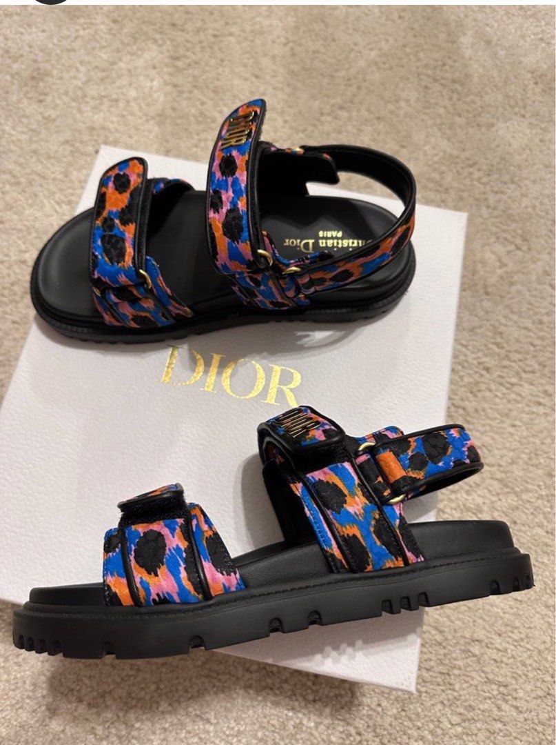 Dior best sale floral sandals
