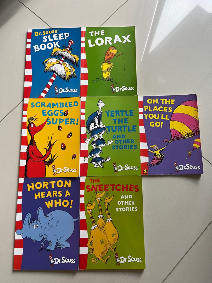 Dr Seuss Illustrated Book Set, Hobbies & Toys, Books & Magazines ...