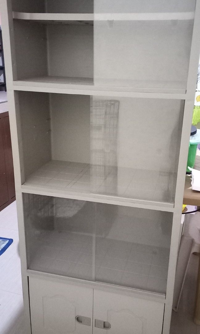 Durable Plastic Display Cabinet, Furniture & Home Living, Furniture, Shelves, Cabinets & Racks ...