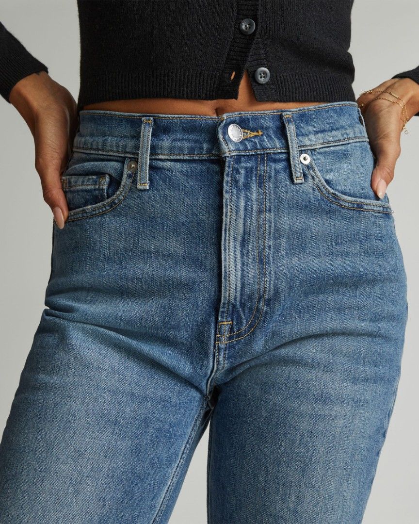 The Original Cheeky® Jean Worn-In Mid Blue – Everlane