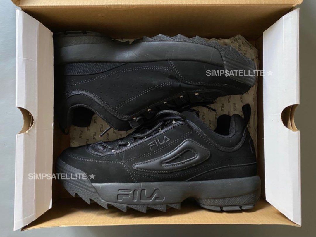 Fila disruptor 2 black suede shop