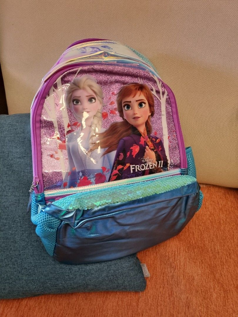 Glitter school bag top