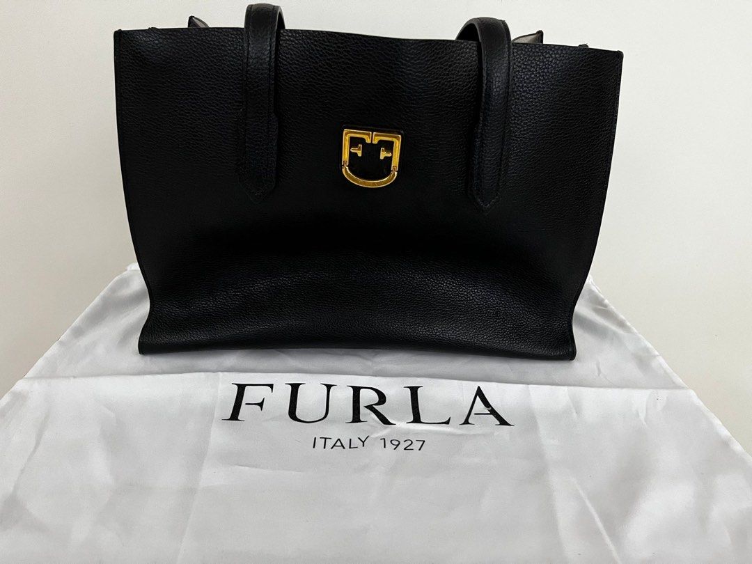 Furla small black bag hot sale