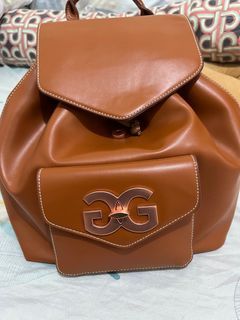 Girbaud leather backpack almost new