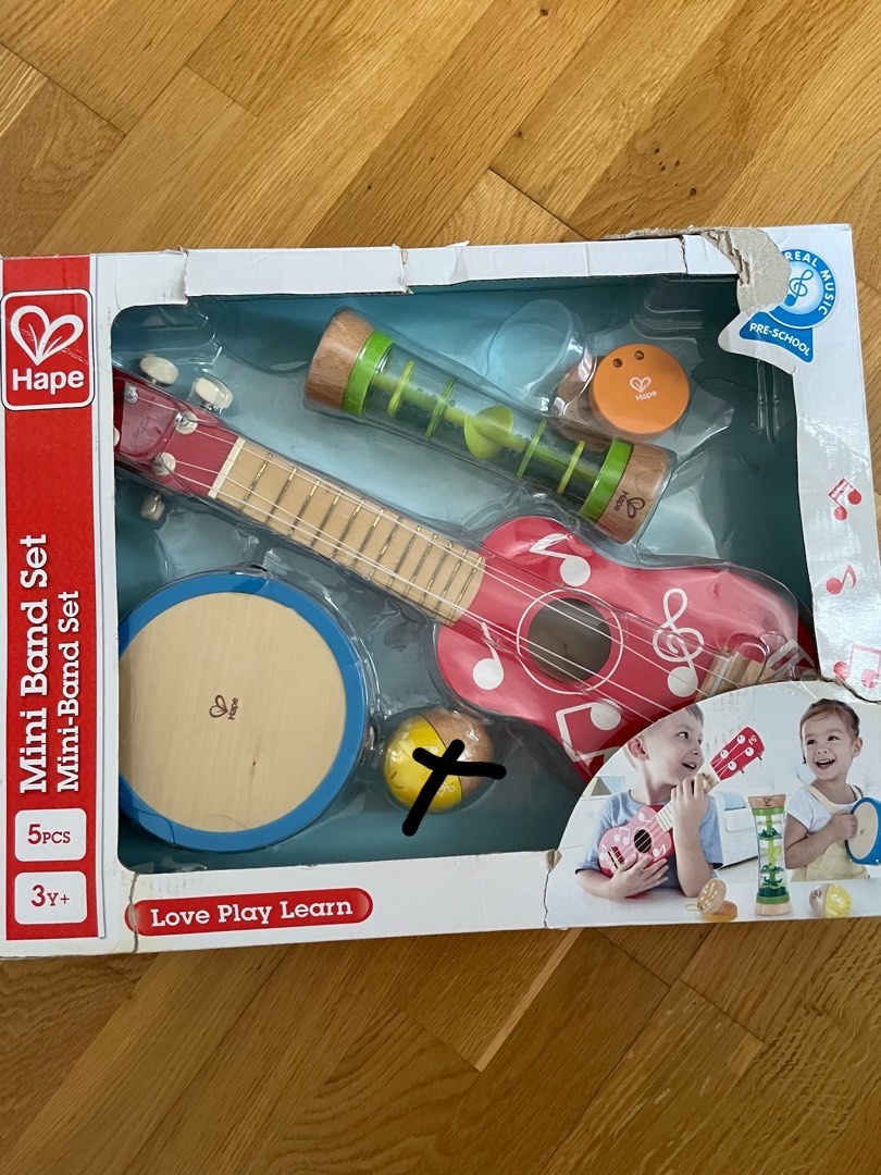 Hape mini band cheap set