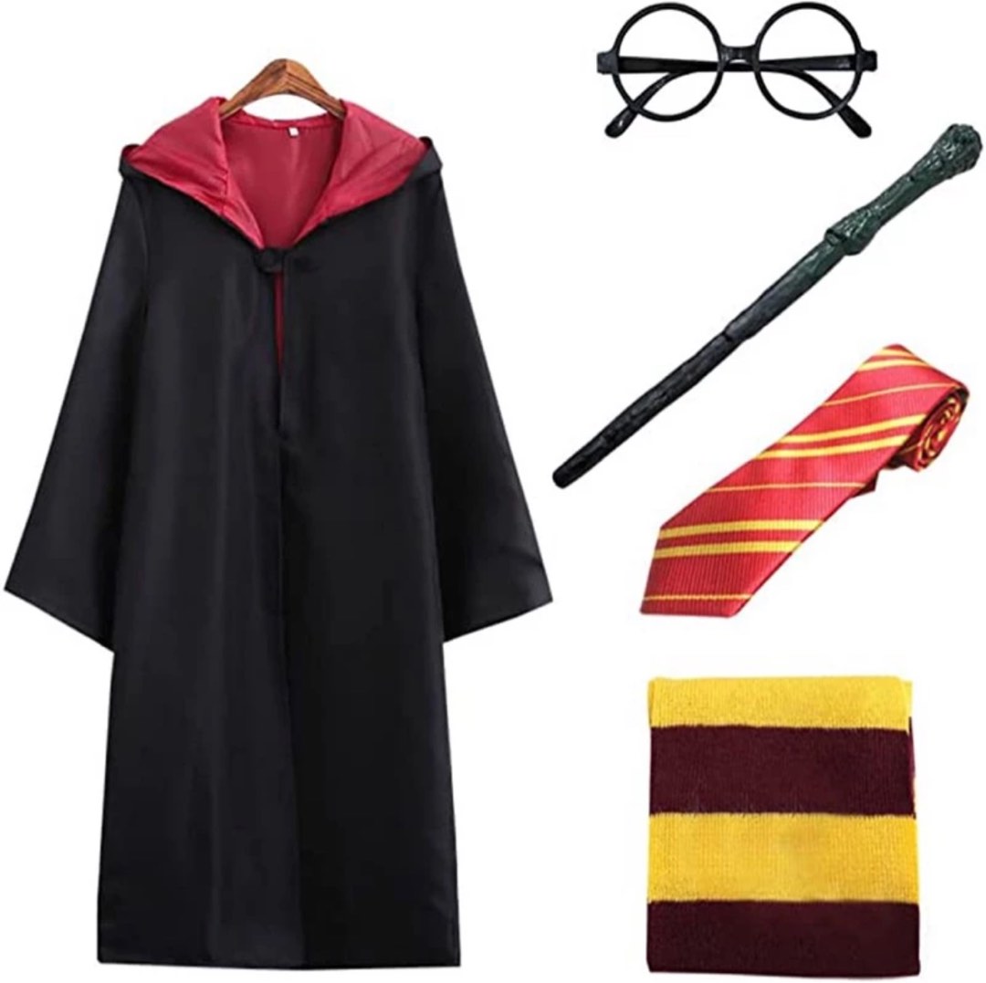 Cravatta Grifondoro Bambino Costume Harry Potter Con Cravatta Per