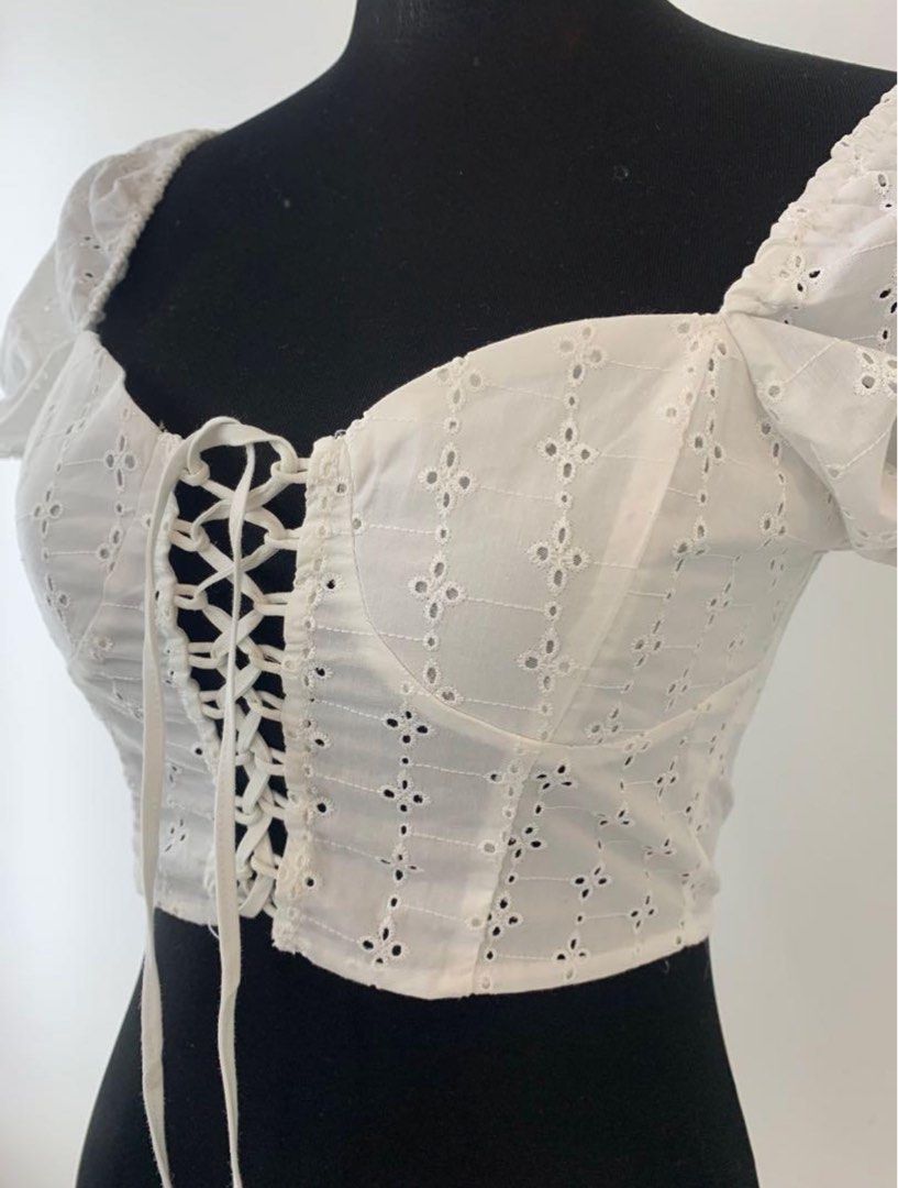 Lace up top h&m new arrivals