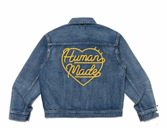 HUMAN MADE DENIM WORK JACKET L, 男裝, 外套及戶外衣服- Carousell